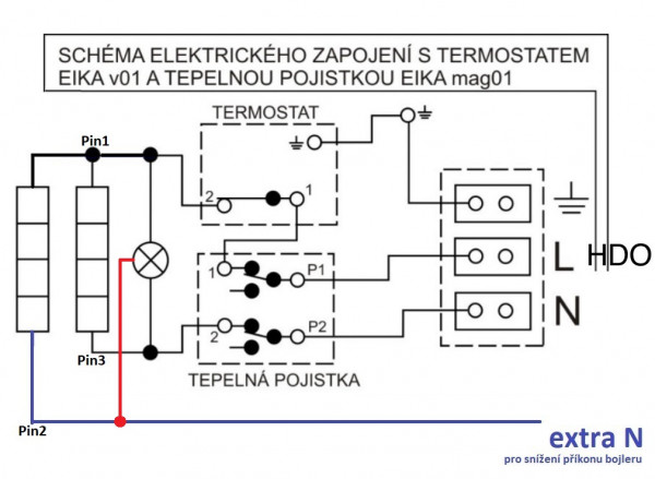 Upravene schema bojleru DZD