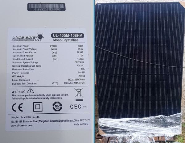 FV ULICA SOLAR 400W FULL BLACK