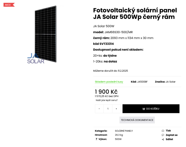 Fotovoltaický solární panel JA Solar 500Wp černý rám od výrobce JA Solar - NejPanely.cz.png