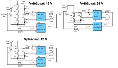 Vytěžovač pro 12-24-48V